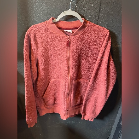Columbia Dusty Rose Zip Up Sherpa Fleece Jacket - Picture 1 of 5